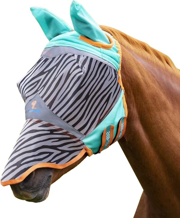 Produktbild Shires Pferde Fliegenmaske Zebtek