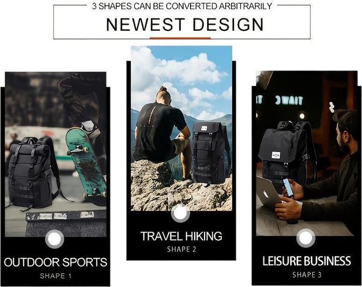 Produktbild Only-Bags.Store Convertible Travel Backpack (31 l)