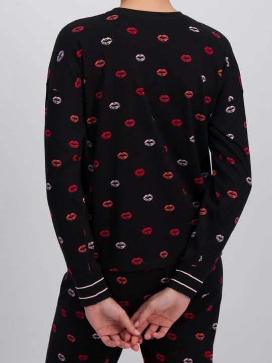 Immagine prodotto Pj Salvage Pigiama top "Be mine" nero/piccolo a fantasia (S)