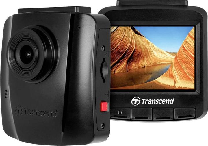 Produktbild Transcend Dashcam - DrivePro 110 - 64GB (Saugnapfhalterung) (Akku, Eingebautes Display, Beschleunigungssensor, Nachtsicht, Eingebautes Mikrofon, WQXGA)