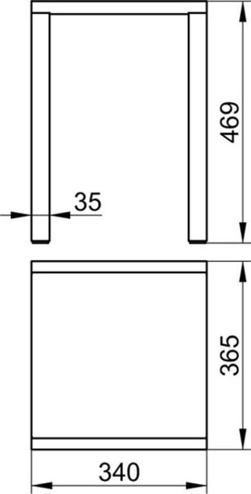 Actual product image Keuco PLAN vc/sw stool