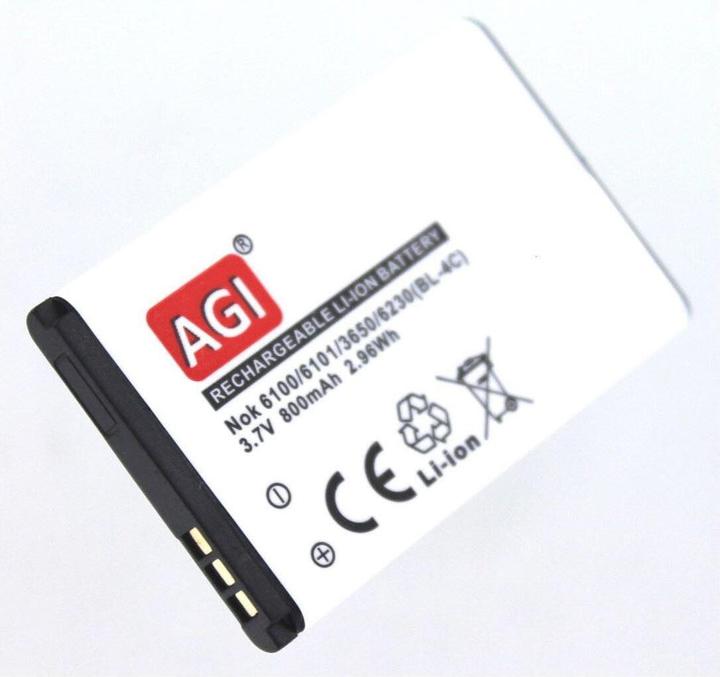 Actual product image AGI 27635 - Battery/Battery - Olympia - Black - Lithium-Ion (Li-Ion) - 700 mAh - 700