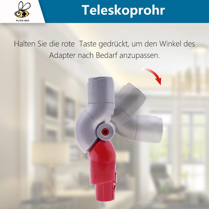 Actual product image Flickbee Bend adapter "low reach" for Dyson V12 replaces 971435-02