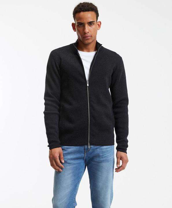 Image du produit La Redoute Collections Cardigan zippé Signature en laine mérinos (S)