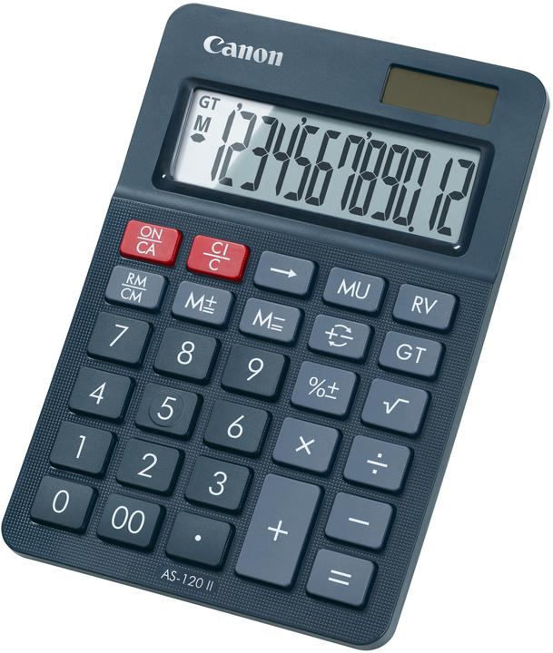Actual product image Canon Desktop calculator AS-120 II (Solar cells, Batteries)