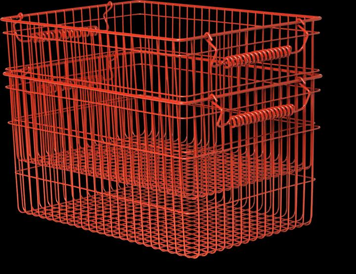Actual product image Ferm Living Cala Stackable Baskets (2 x, 36 x 26 x 20 cm)