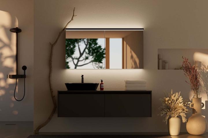 Produktbild Schneider ADVANCED Line Ultimate LED Lichtspiegelschrank, 1 Tür Anschlag wechselbar, Steckdose rech
