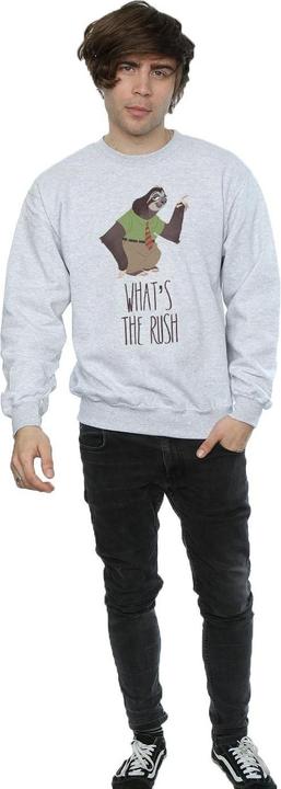 Actual product image Disney Mens Zootropolis What's The Rush Sweatshirt (L)