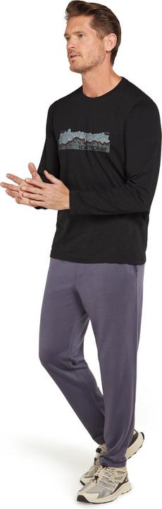 Produktbild Icebreaker Men Merino Blend Central Classic LS Tee Haute Route (M)