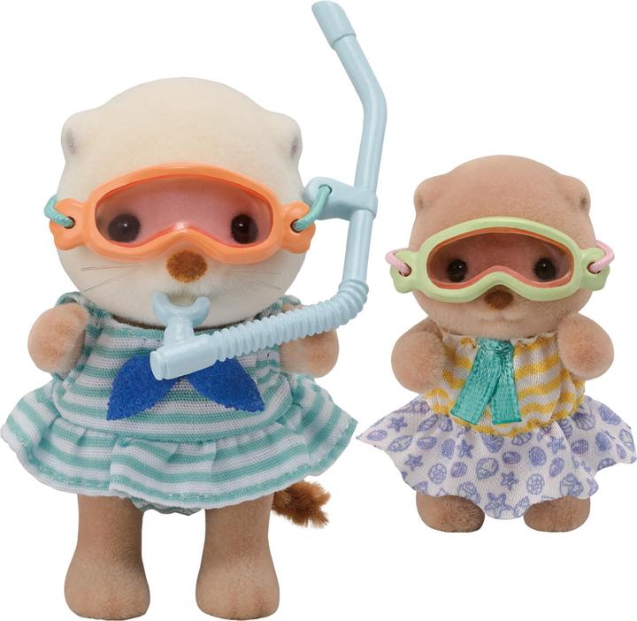 Actual product image Sylvanian Families Sea otter snorkel playset