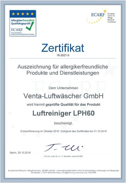 Produktbild Venta LPH60 Hybrid (95 m²)