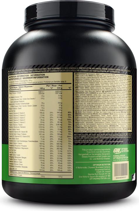 Produktbild Optimum Nutrition Serious Mass (Cookies and Cream, 1 Stk., 2722 g)