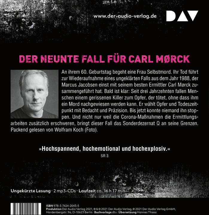 Actual product image SODIUM CHLORIDE. The ninth case for Carl Mørck, Special Department Q (Jussi Eagle-Olsen, Tungsten Cook, Hannes Thiess, German)