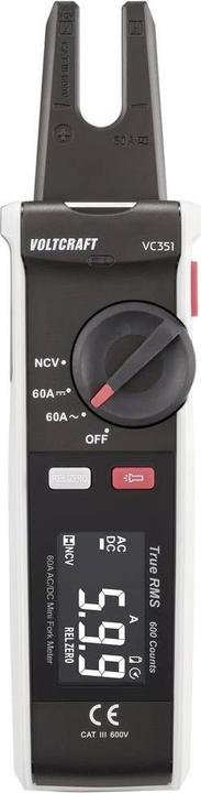 Stromzange VC-351, 2x Micro-Batterien (Typ AAA, 1,5V), Aufbewahrungstasche, Bedienungsanleitung