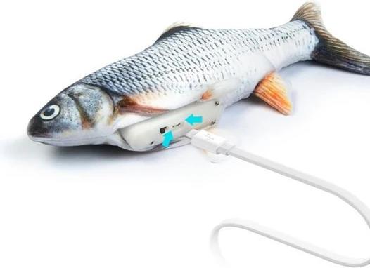 Image du produit PhoneLook Jouet en peluche pour chats Poisson dansant Jeu pour animaux de compagnie (Jouet en peluche chat)