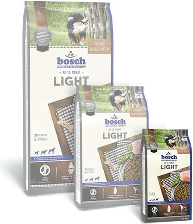 Produktbild Bosch Petfood Hundefutter trocken, bosch Light 1 kg (Adult, 1 Stk., 1000 g)