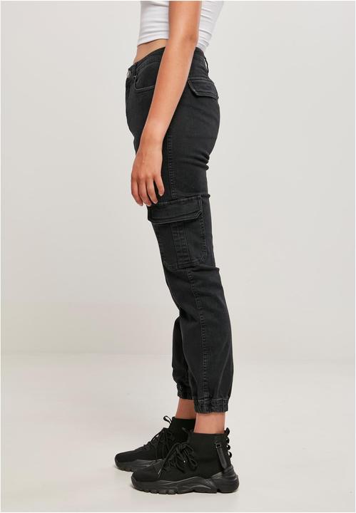 Produktbild Urban Classics Ladies Organic Stretch Denim Cargo Pants (34)