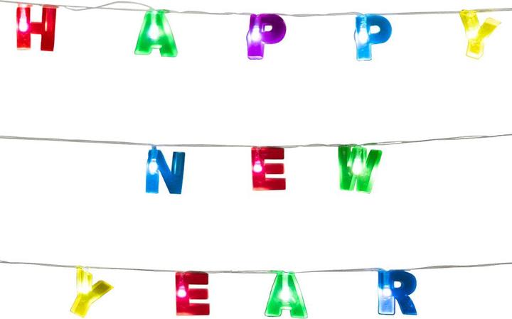 Actual product image Sombo LED Fairy Lights Happy New Year (1.60 m)