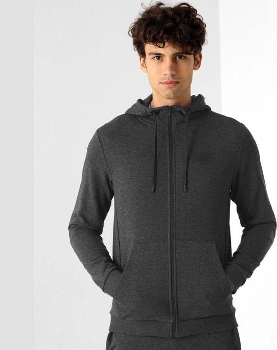 Actual product image 4F Men's sweatshirt dark grey melange NOSH4 BLM353 23M S (S)