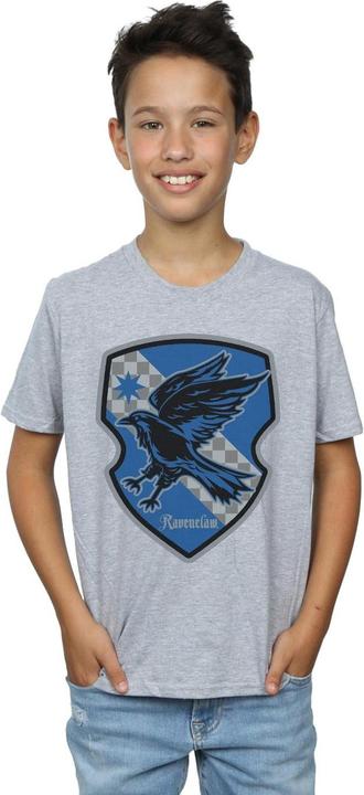 Actual product image Boys Ravenclaw Crest Flat T-Shirt (140, 146)