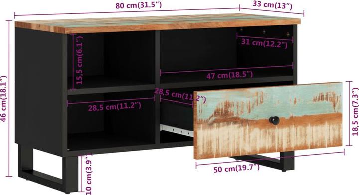 Immagine prodotto VidaXL Karla (80 x 33 x 46 cm)