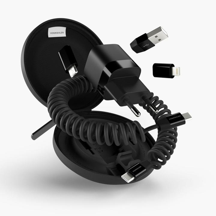 Produktbild Vonmählen Allroundo GaN All-in-One Ladekabel + 33 W USB C Charger (1.20 m, USB 2.0)