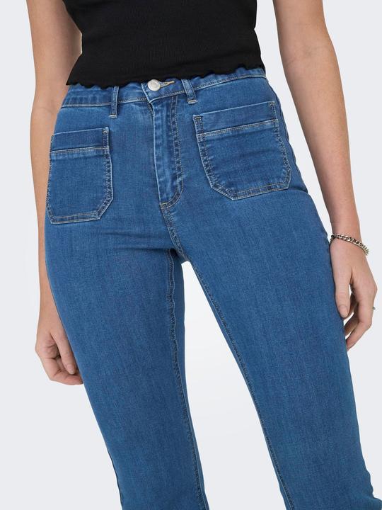 Produktbild Only ONLWAUW Hohe Taille Ausgestellt Jeans Flared fit jeans (30)