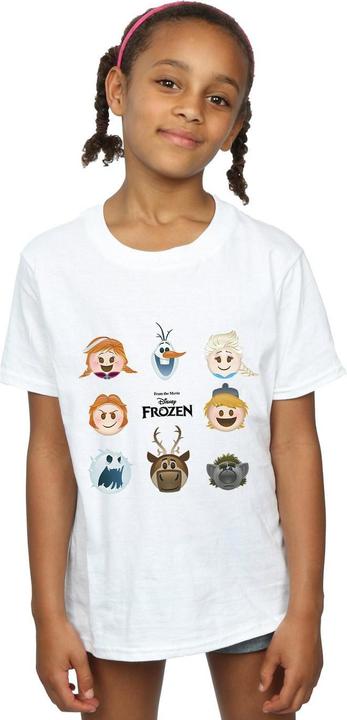 Produktbild Disney Frozen Mädchen Köpfe TShirt aus Baumwolle (152, 158)