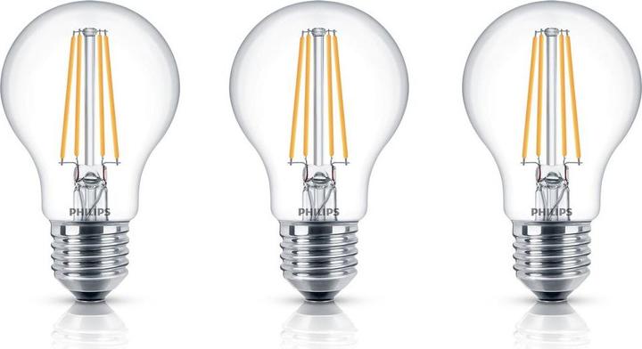 Produktbild Philips Lampe (E27, 7 W, 806 lm, 3 x, E)
