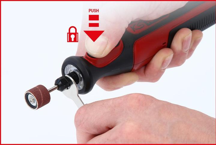 Produktbild KS Tools eMONSTER Akku-Multifunktionswerkzeug-Satz mit 50 ZubehÃ¶rteilen