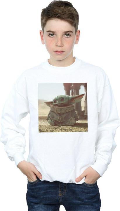 Actual product image Star Wars Boys The Mandalorian The Child Scene Sweatshirt (140, 146)