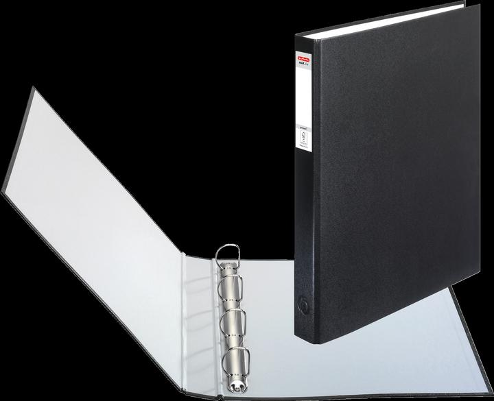 Produktbild Herlitz Ringbuch maX.file protect, A4, 4-Ring-Mechanik schwarz, Combimechanik, Rückenbreite: 40 mm, Füllhöhe (A4, 40 mm, 1 Stück)