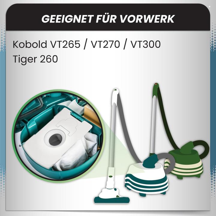 Immagine prodotto Mc Filter Staubsaugerbeutel für Vorwerk Tiger/Kobold (20 Stk) (20 x)
