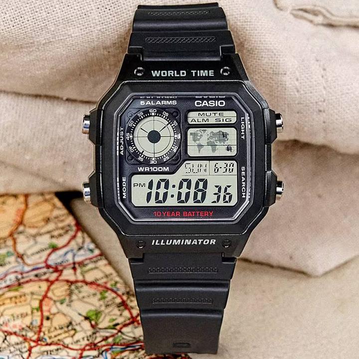 Produktbild Casio Ae-1200wh-1avef (Digitaluhr, 45 mm)