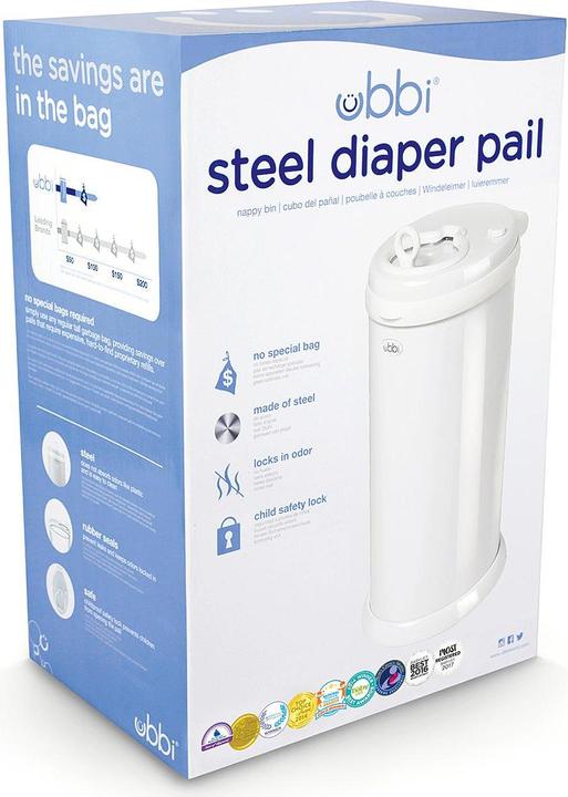 Actual product image Ubbi Nappy pail