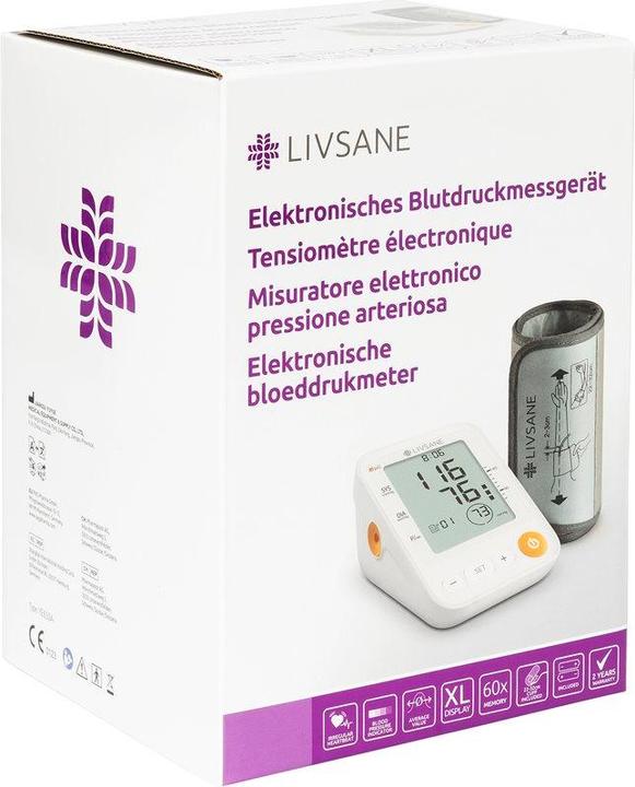 Image du produit Livsane elektronisches Blutdruckmessgerät (Tensiomètre à bras)