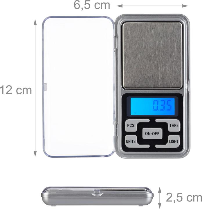 Image du produit Relaxdays Balance de précision, pour poche