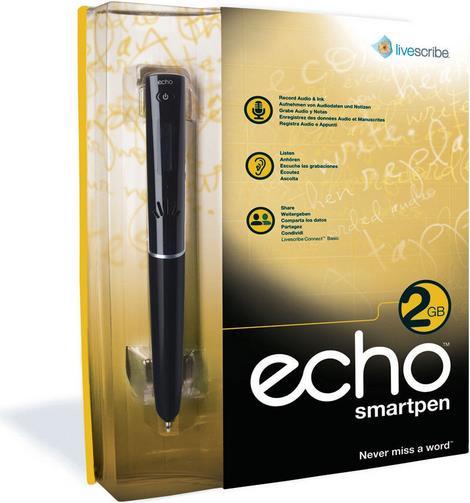 Produktbild Livescribe Smartpen Echo 2GB (Schwarz)