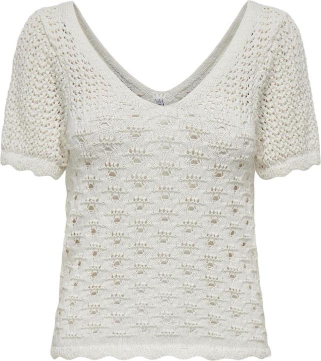 Image du produit Only Encolure en V Poignets côtelés Pull tricoté (S)