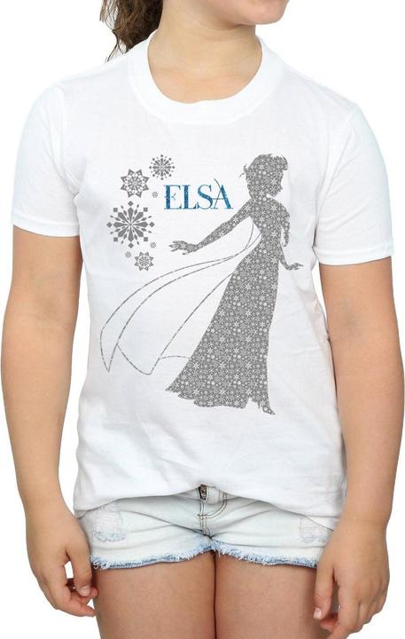 Produktbild Disney Frozen Elsa Christmas Silhouette TShirt Mädchen (152, 158)