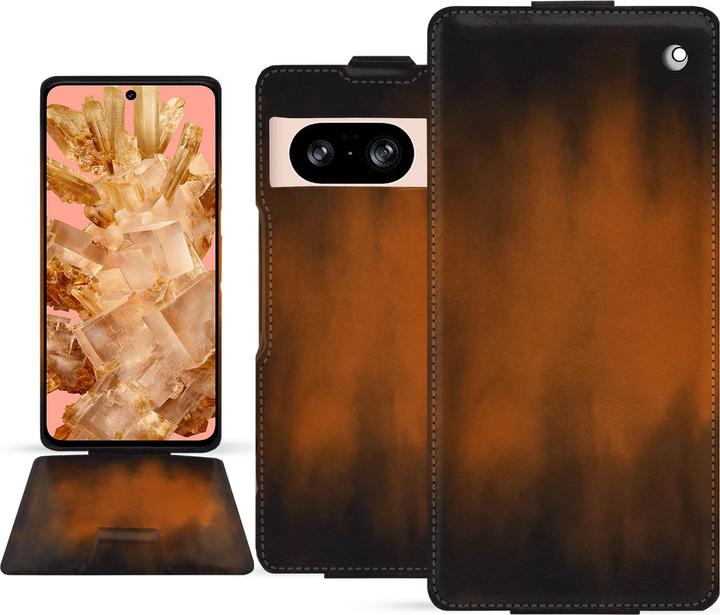 Image du produit Noreve Coque à rabat vertical en cuir (Google Pixel 8)