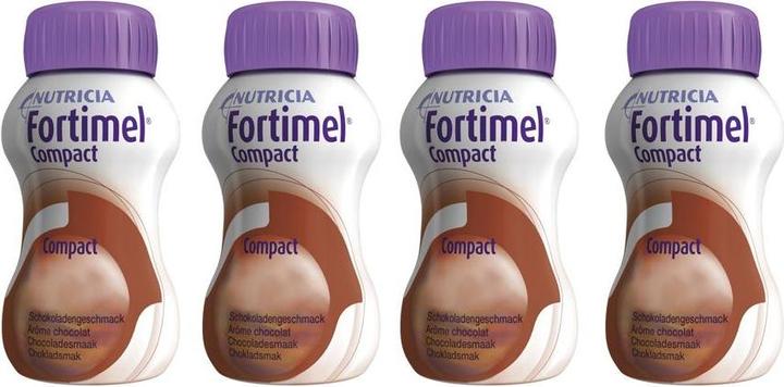 Actual product image Fortimel Compact 2.4 Chocolate (Chocolate, 4 x)