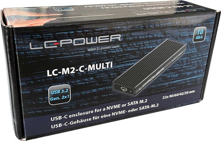 Produktbild LC-Power LC-M2-C-NVME-MULTI (M.2 2280, M.2 2230, M.2 2260, M.2 2242)