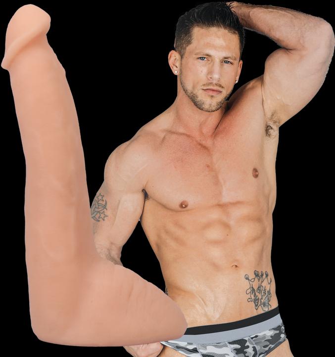 Image du produit Doc Johnson Roman Todd - Realistic ULTRASKYN Dildo - 8" / 20 cm