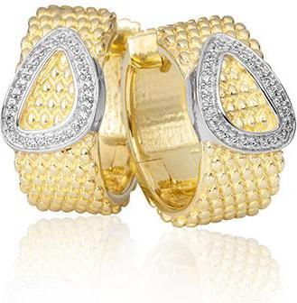 Actual product image Breuning EAR CUTLERY - BRILL. 0,156 Ct. H/si (585, - Gold)