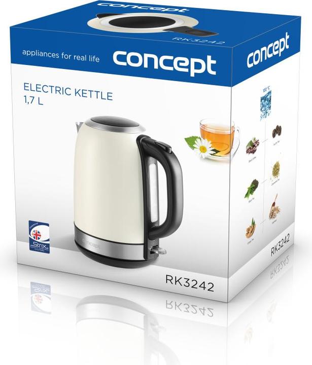 Produktbild Concept RK3242 electric kettle Cream (1.70 l)