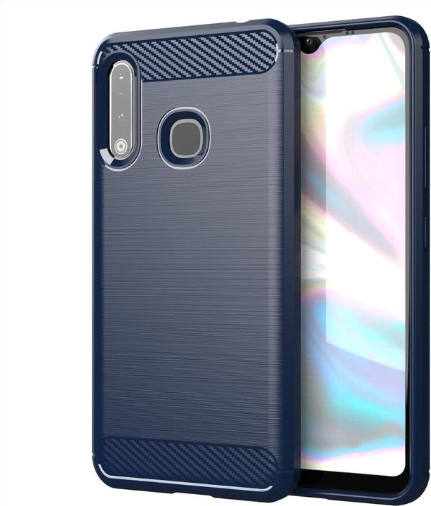 Produktbild Cadorabo TPU Ultra Slim carbon edelstahl Kombi Cover (Samsung Galaxy A70e)