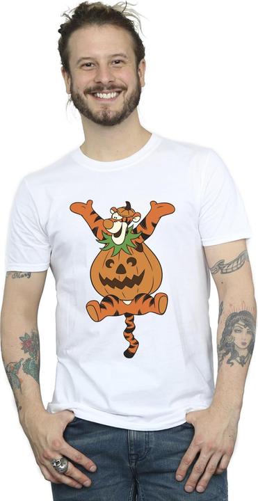 Actual product image Winnie the Pooh Mens Tigger Pumpkin Cotton T-Shirt (3XL)