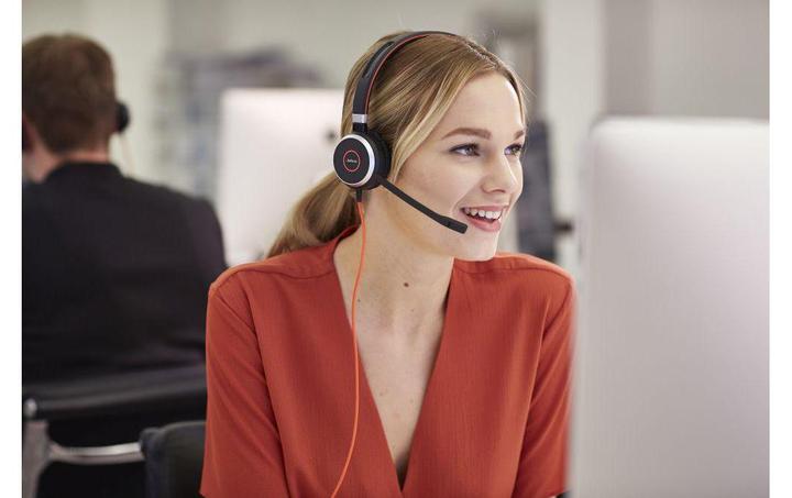 Actual product image Jabra Evolve 40 Duo MS (Cable, USB-C)