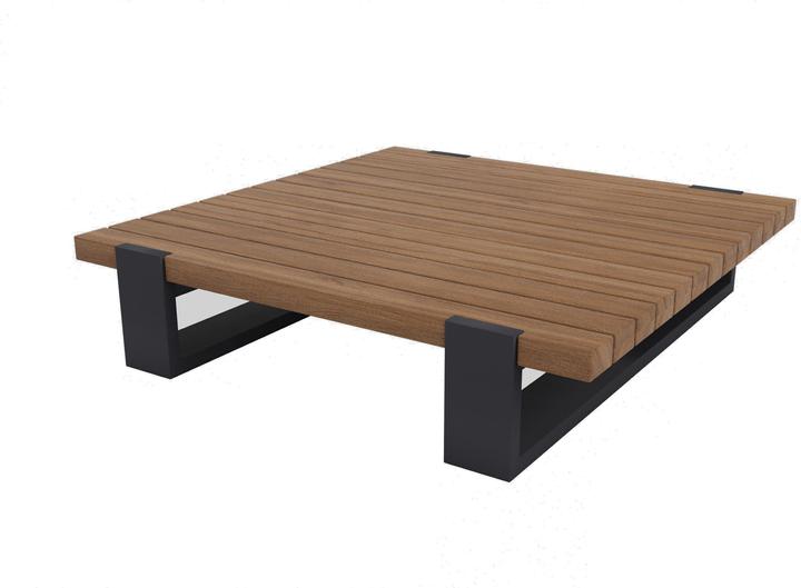 Actual product image Gate Living Rivaz teak lounge coffee table 90x90cm H:21cm